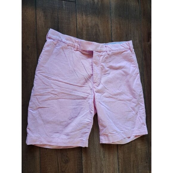 Mens Polo By Ralph Lauren Cotton Pink‎ Shorts 34 - Picture 2 of 7